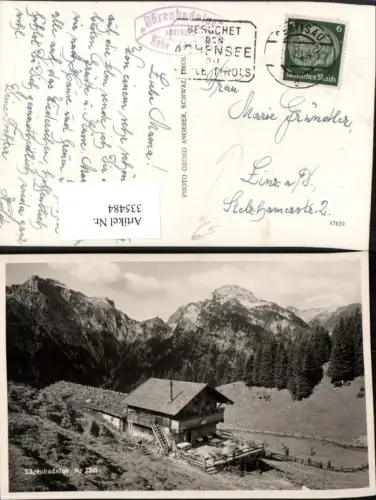 335484,Bärenbadalpe Alm b. Pertisau Bergkulisse