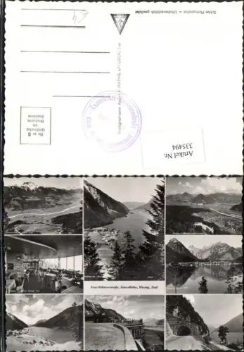 335494,Wiesing Achenseestraße Tunnel Pertisau Jenbach Rasthaus Kanzelkehre Mehrbildkarte