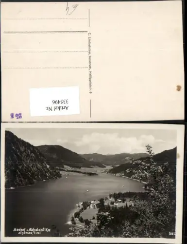 335496,Seehof u. Scholastika am Achensee b. Achenkirch