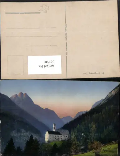 335501,St. Georgenberg b. Schwaz Kloster Bergkulisse pub Wilhelm Stempfle