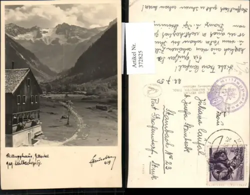 372825,Stillupphaus b. Mayrhofen geg. Keilbachspitze Bergkulisse pub Hans Hruschka 419