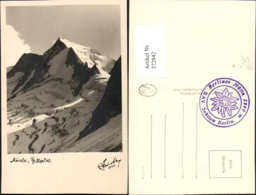 372842,Mösele im Zillertal b. Mayrhofen Bergkulisse pub Hans Hruschka 960