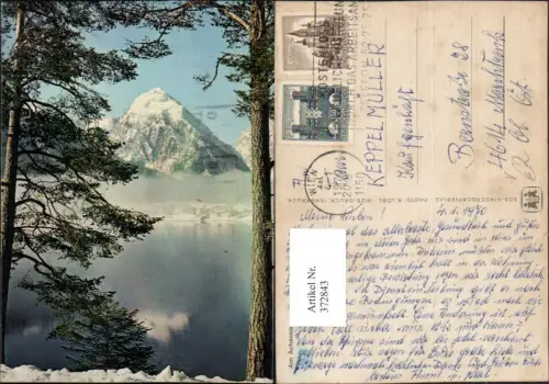 372843,Am Achensee m. Blick auf Pertisau Bergkulisse Winterbild pub SOS-Kinderdorf