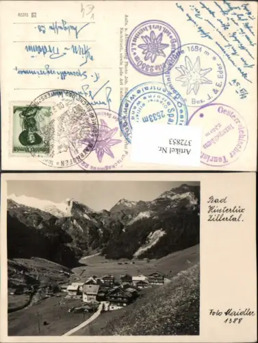 372853,Bad Hintertux im Zillertal Totale Bergkulisse pub Foto Maidler 1388