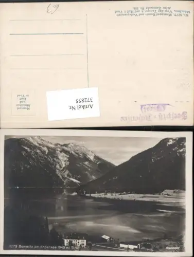 372855,Seespitz am Achensee See Bergkulisse