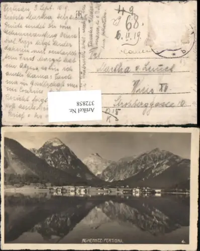 372858,Achensee See Pertisau Totale Bergkulisse