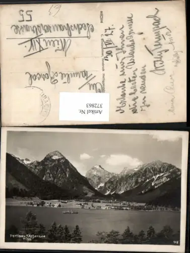372863,Pertisau am Achensee Totale See Bergkulisse