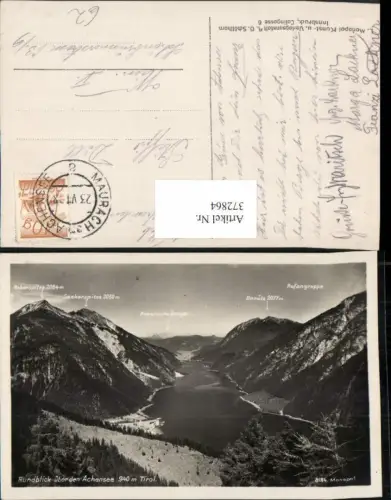 372864,Rundblick über den Achensee See b. Pertisau Bergkulisse