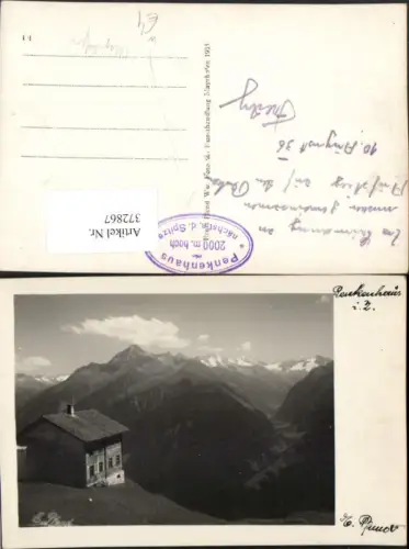 372867,Penkenhaus Berghütte b. Mayrhofen Bergkulisse