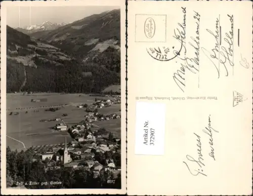 372907,Zell am Ziller Totale geg. Gerlos Bergkulisse
