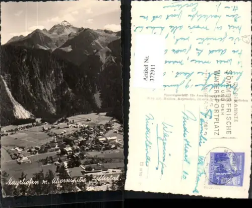 372911,Mayrhofen im Zillertal Totale m. Ahornspitze Bergkulisse