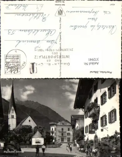 372941,Mayrhofen im Zillertal Straßenansicht Kirche