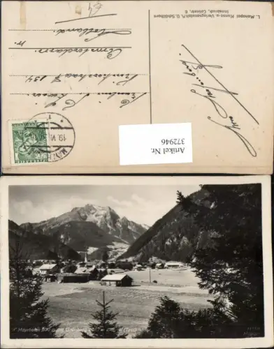 372946,Mayrhofen im Zillertal Totale m. Grünberg Bergkulisse
