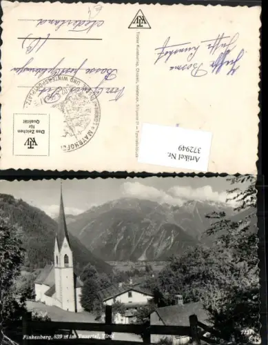 372949,Finkenberg im Tuxertal Kirche Bergkulisse