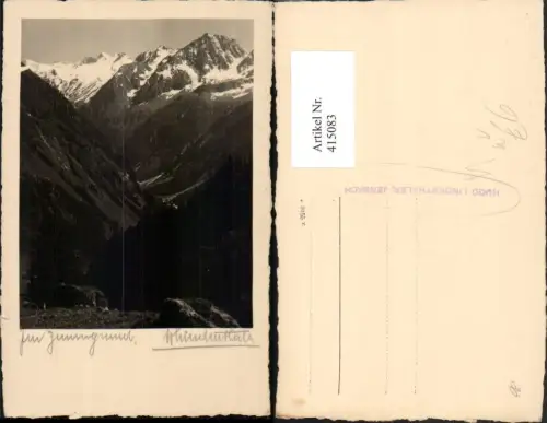 415083,Im Zemmgrund b. Mayrhofen Bergkulisse pub Foto Hugo Lindenthaler