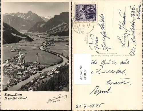 415097,Zell am Ziller Totale Bergkulisse