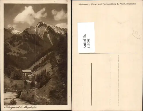 415098,Zillergrund b. Mayrhofen Bergkulisse