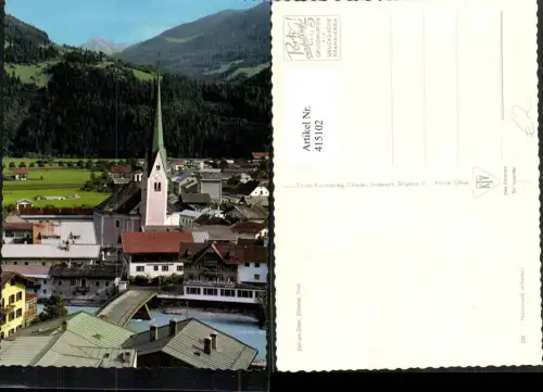 415102,Zell am Ziller Teilansicht Brücke Kirche