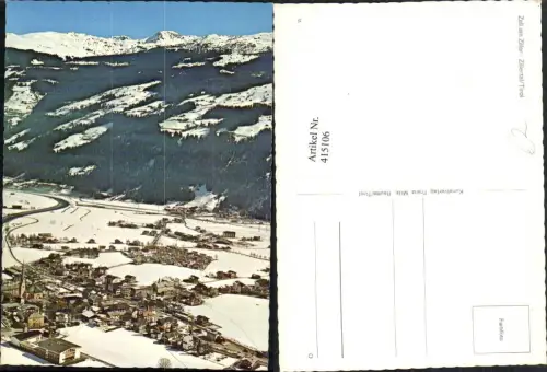 415106,Zell am Ziller Totale Bergkulisse Winterbild