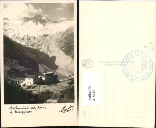 415112,Berlinerhütte Berghütte b. Mayrhofen m. Mösele Bergkulisse pub Hans Hruschka 800