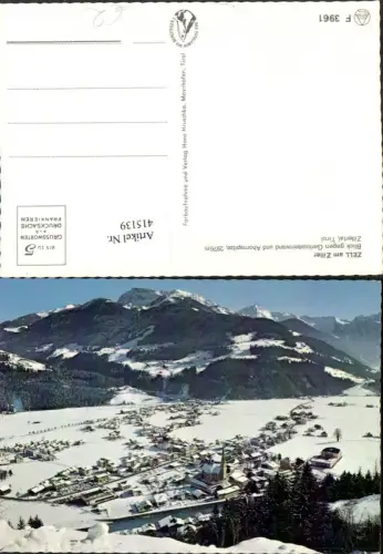 415139,Zell am Ziller Totale geg. Gerlossteinwand Bergkulisse Winterbild