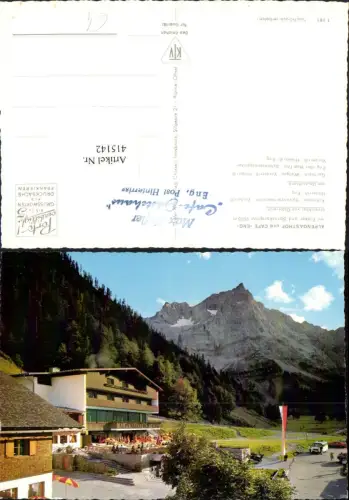 415142,Alpengasthof u. Cafe Eng b. Hinterriß m. Eiskar Bergkulisse