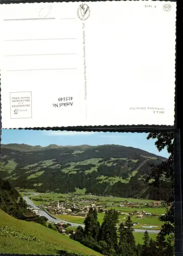 415149,Zell am Ziller Totale m. Rohrberg Bergkulisse