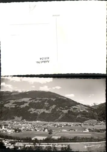 415154,Zell am Ziller Totale geg. Kreuzjoch Bergkulisse