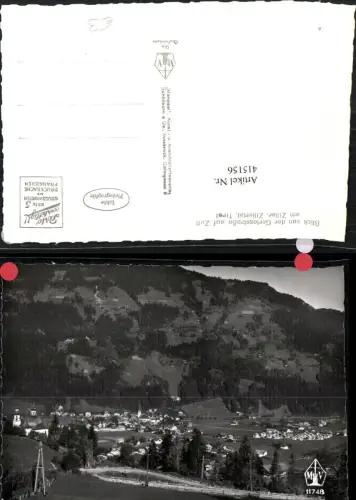 415156,Blick von d. Gerlosstraße auf Zell am Ziller Totale
