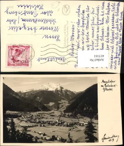 415161,Mayrhofen Totale m. Grünberg Bergkulisse pub Hans Hruschka 7