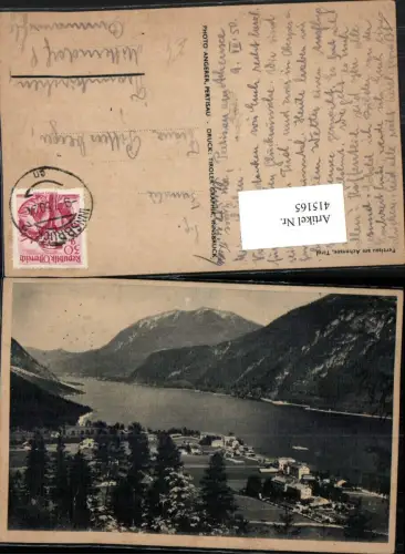 415165,Pertisau am Achensee Teilansicht See Bergkulisse
