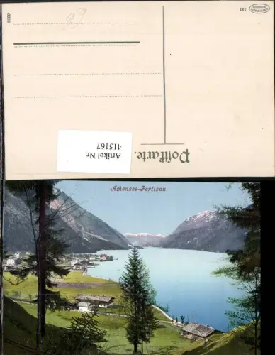 415167,Pertisau am Achensee Teilansicht See Bergkulisse