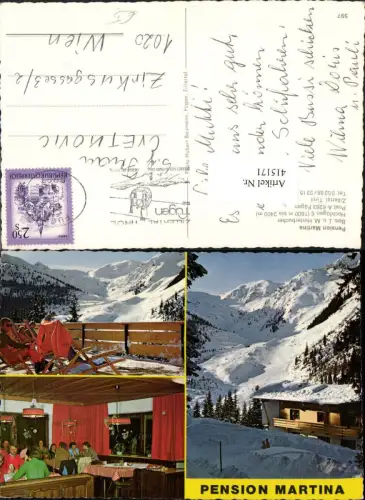 415171,Fügen im Zillertal Pension Martina Bergkulisse Mehrbildkarte
