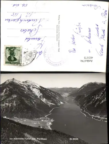 415175,Achensee See m. Pertisau Teilansicht Bergkulisse