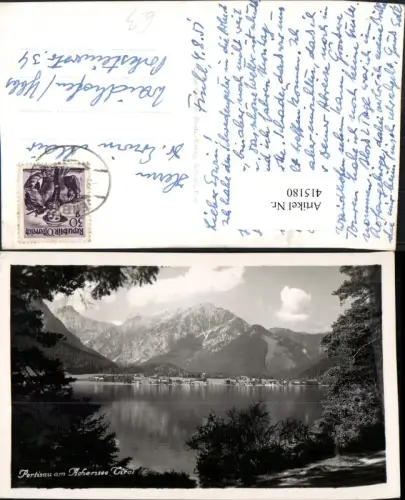 415180,Blick auf Pertisau am Achensee Totale See Bergkulisse