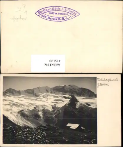 415198,Furtschaglhaus Berghütte b. Finkenberg Bergkulisse
