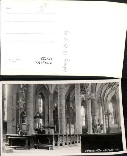 415223,Schwaz Pfarrkirche Kirche Innenansicht
