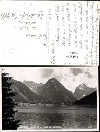 415265,Achensee See m. Pertisau Teilansicht Bergkulisse