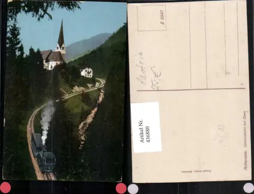 436880,Achensee Zahnradbahn b. Eben Kirche pub Ottmar Zieher 2541