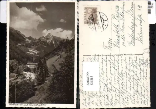 436885,Zillergrund b. Mayrhofen m. Brandbergkolm Bergkulisse