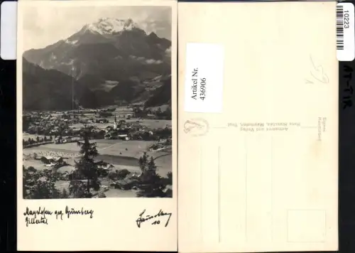 436906,Mayrhofen Totale geg. Grünberg Bergkulisse pub Hans Hruschka 10