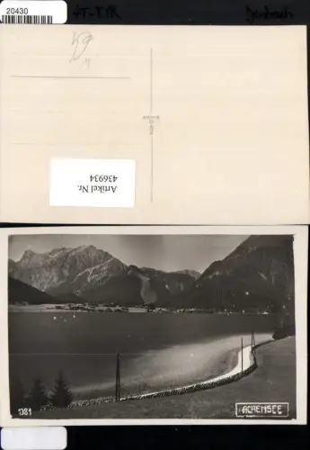 436934,Achensee See b. Pertisau Bergkulisse