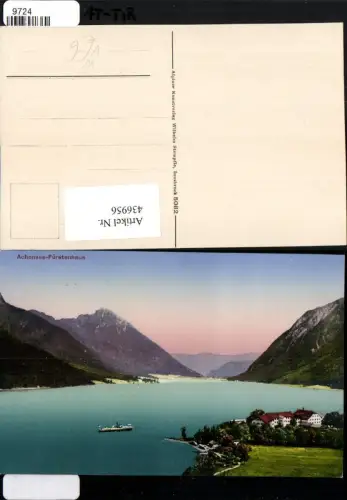 436956,Achensee See Fürstenhaus b. Pertisau Bergkulisse pub Wilhelm Stempfle 5082