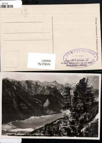 436957,Blick von d. Erfurter-Hütte b. Maurach auf Achensee Bergkulisse pub A. Stockhammer 4126