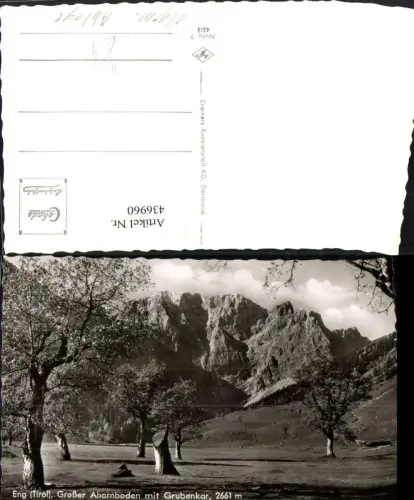 436960,Eng Großer Ahornboden m. Grubenkar Bergkulisse
