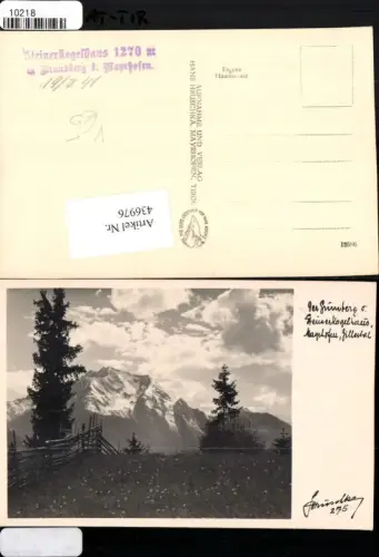 436976,Grünberg vom Steinerkogelhaus b. Mayrhofen Bergkulisse pub Hans Hruschka 275