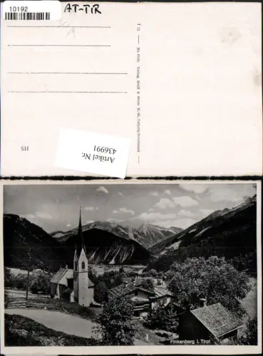 436991,Finkenberg Teilansicht Kirche Bergkulisse
