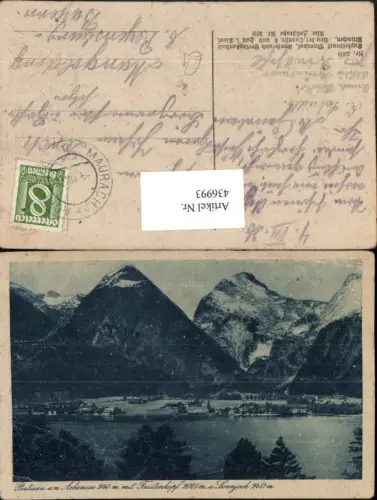 436993,Pertisau am Achensee Totale m. Tristenkopf Bergkulisse