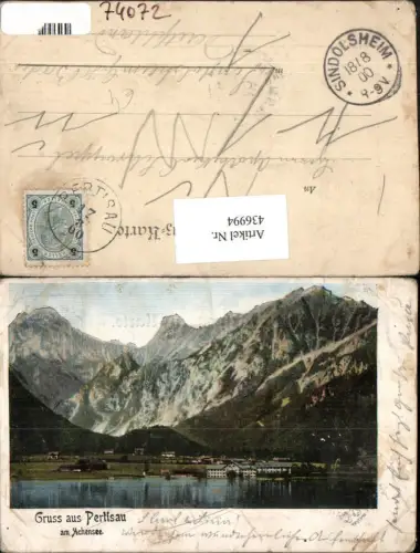 436994,Gruß aus Pertisau am Achensee Totale Bergkulisse