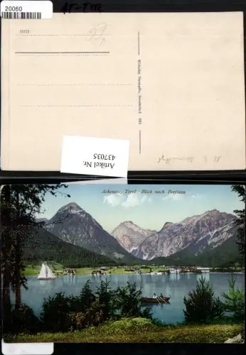 437035,Achensee Blick nach Pertisau Bergkulisse pub Wilhelm Stempfle 641